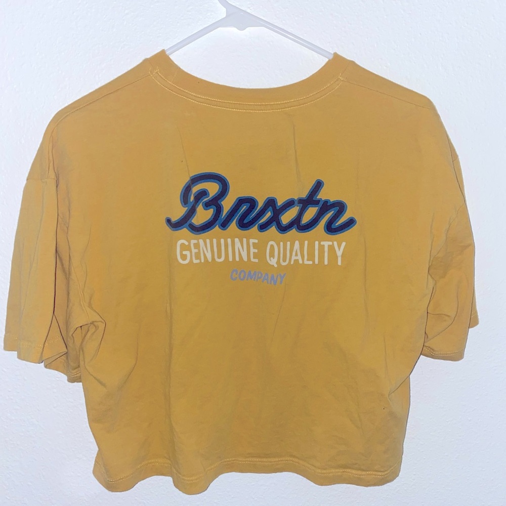 Women’s Yellow Brixton Cropped Tee